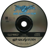 Street Fighter Real Battle On Film JP Sega Saturn JP box art